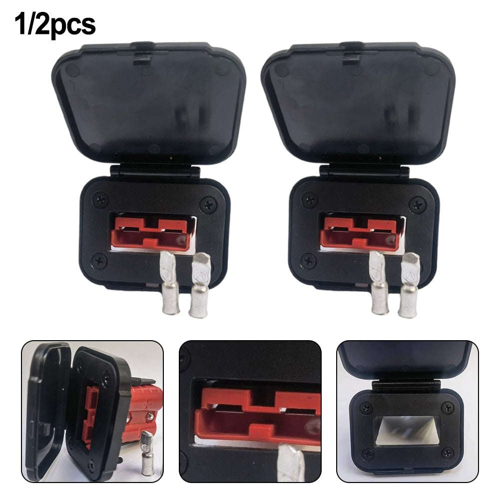 1pcs 50A For Anderson Plug Connector Flush Mount Bracket Panel Cover For Caravan Camper Boat Truck Cable Connectors Plug